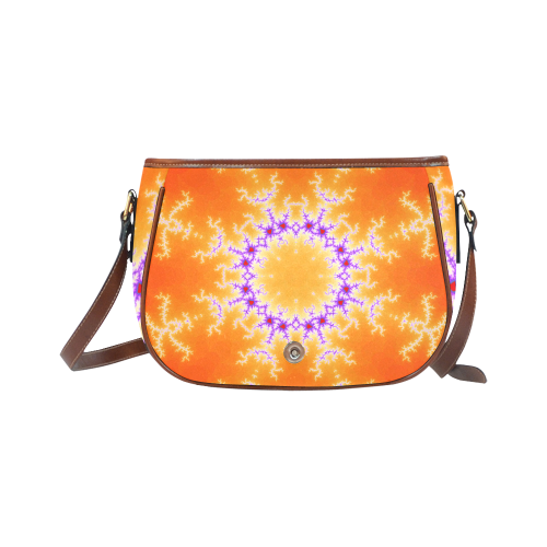 Summer Mandala Saddle Bag/Small (Model 1649) Full Customization