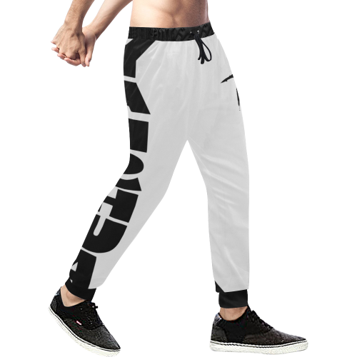 Yahshua Joggers (White) Men's All Over Print Sweatpants (Model L11)