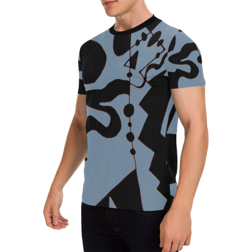 bb 20200 Men's All Over Print T-Shirt with Chest Pocket (Model T56)