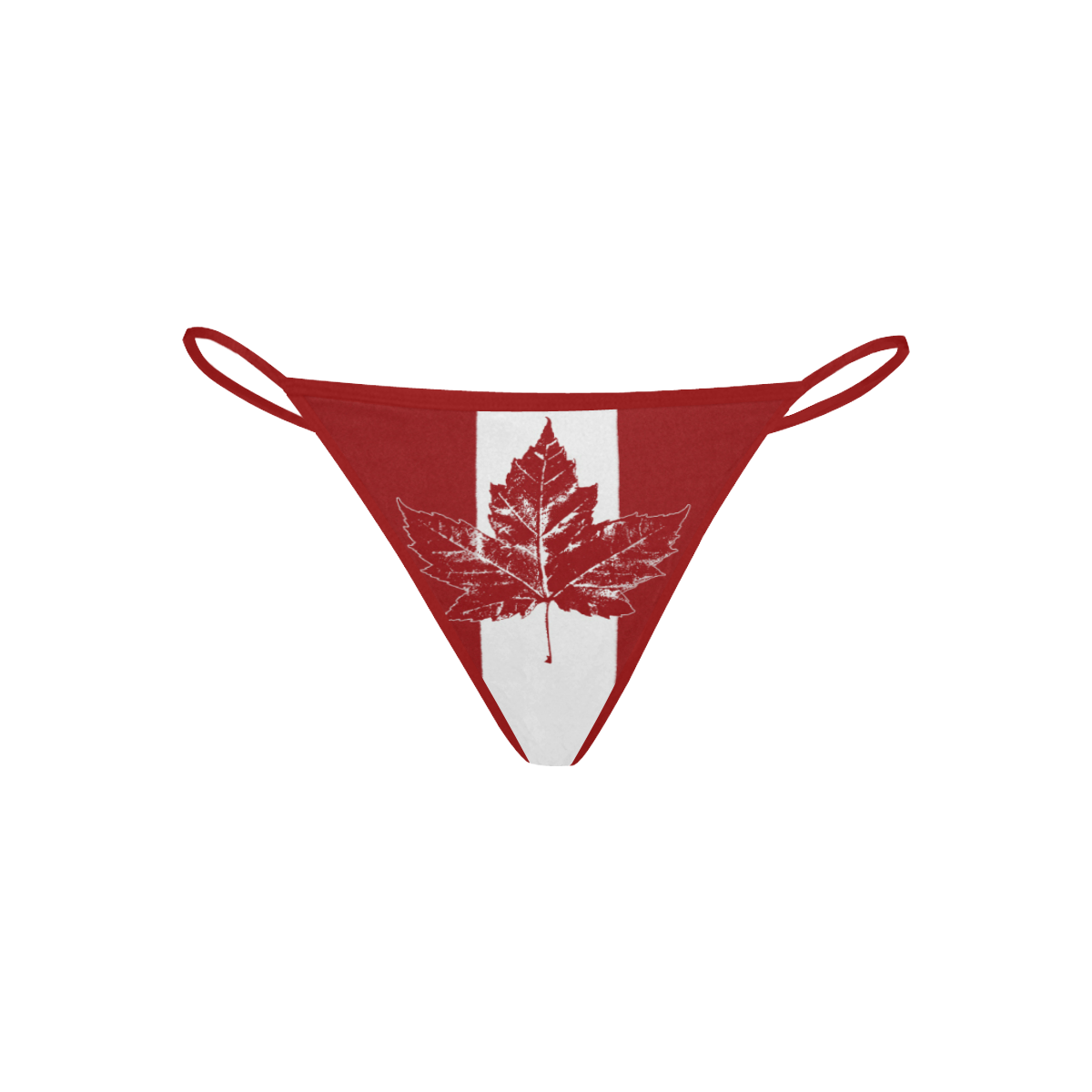 Cool Canada Panties Retro Canada Women's All Over Print G-String Panties (Model L35)