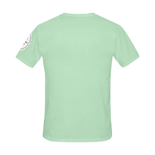 WHITE All Over Print T-Shirt for Men (USA Size) (Model T40)