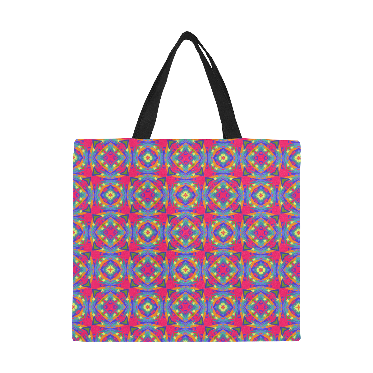 fab aztec All Over Print Canvas Tote Bag/Large (Model 1699)