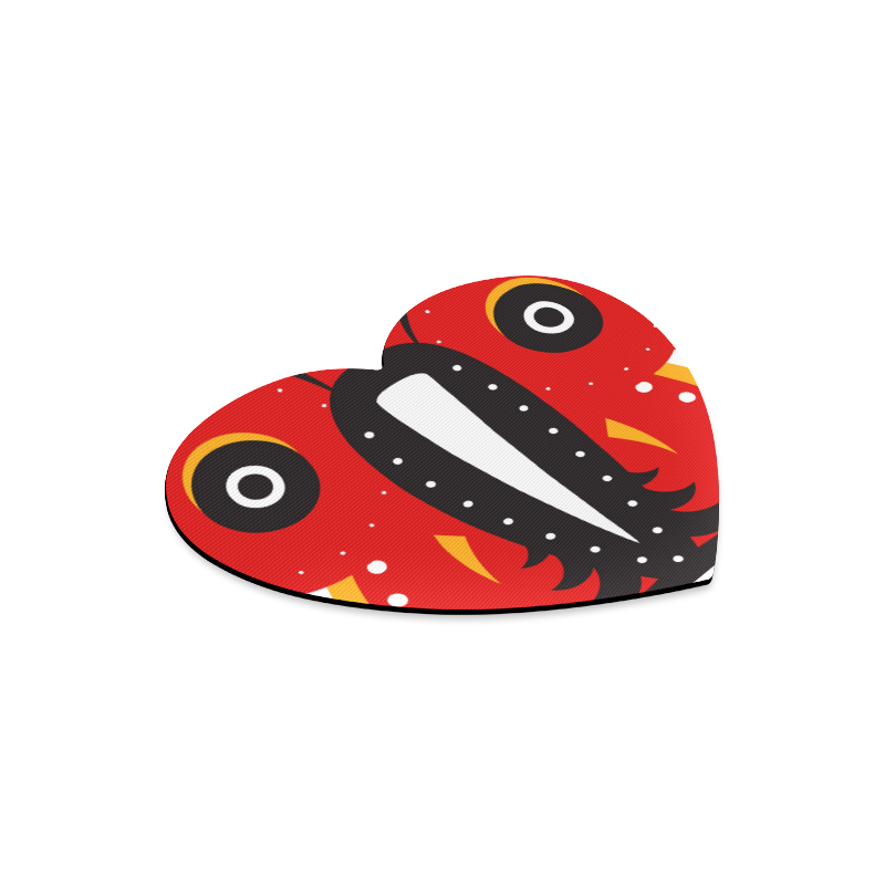 tribal ethnic Heart-shaped Mousepad
