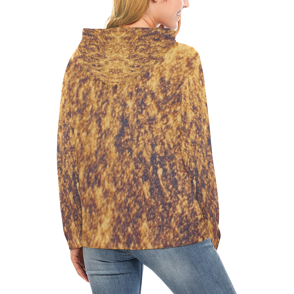 goldieshoodie All Over Print Hoodie for Women (USA Size) (Model H13)