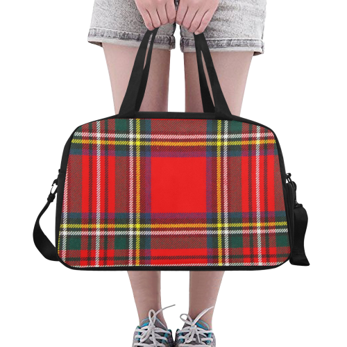 STEWART ROYAL MODERN HEAVY WEIGHT TARTAN Fitness Handbag (Model 1671)