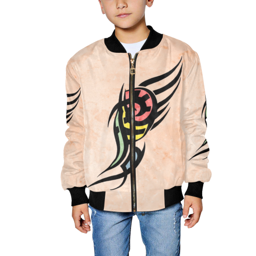 Tattoo by Nico Bielow Kids' All Over Print Bomber Jacket (Model H40)