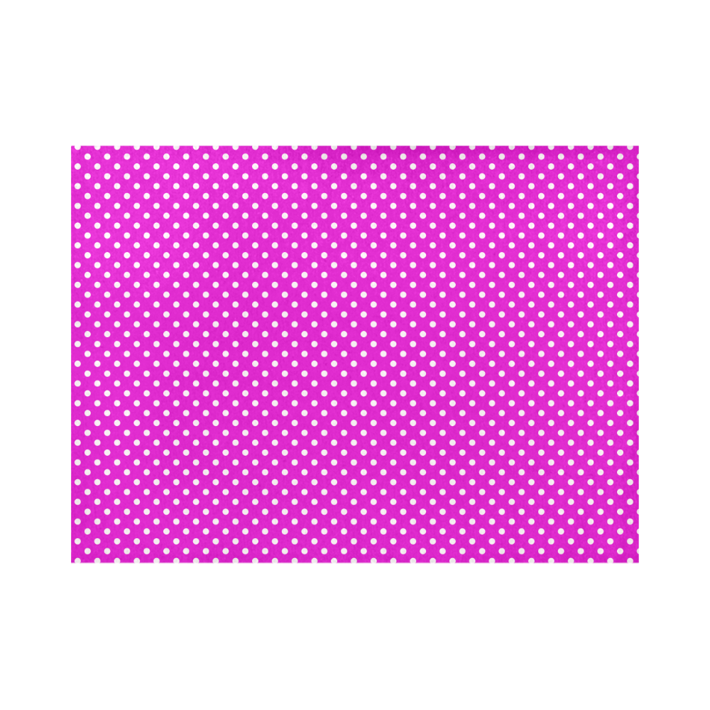 Pink polka dots Placemat 14’’ x 19’’ (Set of 2)