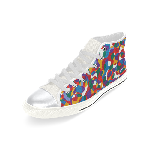 Michelle High Top Canvas Shoes for Kid (Model 017)