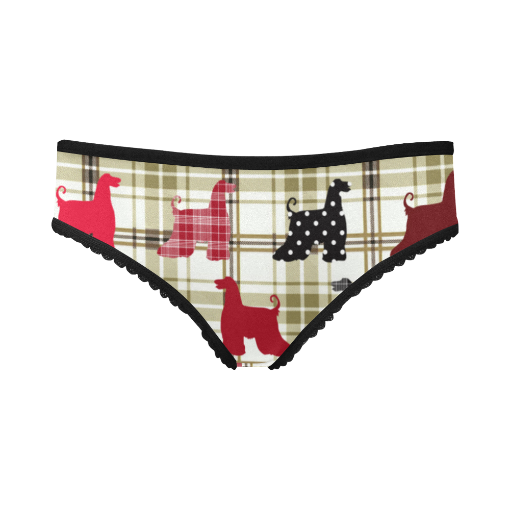 Afghan Hound Women's All Over Print Girl Briefs (Model L14)
