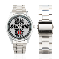 MacAi Sturgis Ride the 80 SS Watch Men's Stainless Steel Watch(Model 104)
