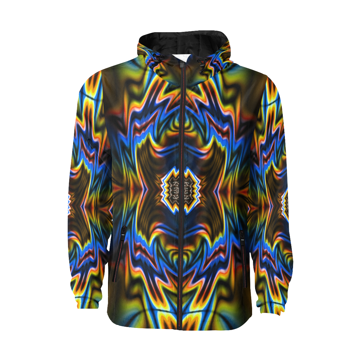 Subliminal All Over Print Quilted Windbreaker for Men (Model H35)