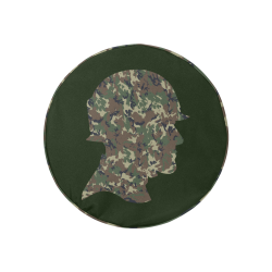 Forest Camouflage Soldier 30 Inch Spare Tire Cover