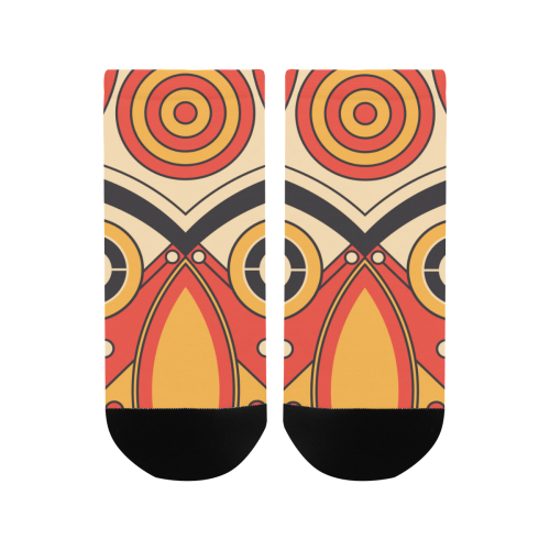 Geo Aztec Bull Tribal Men's Ankle Socks