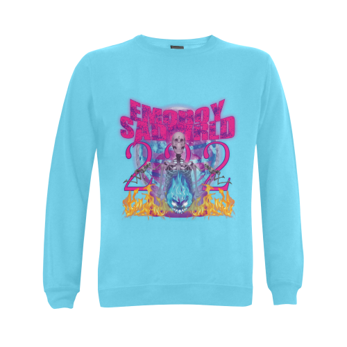 EMOBOYSADWRLD RAGESTAR DESIGN Gildan Crewneck Sweatshirt(NEW) (Model H01)