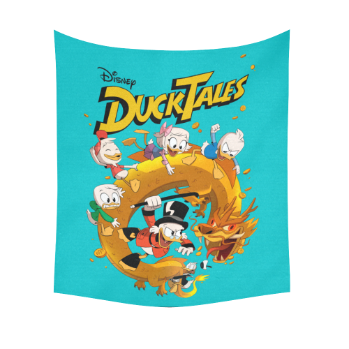 DuckTales Cotton Linen Wall Tapestry 51"x 60"