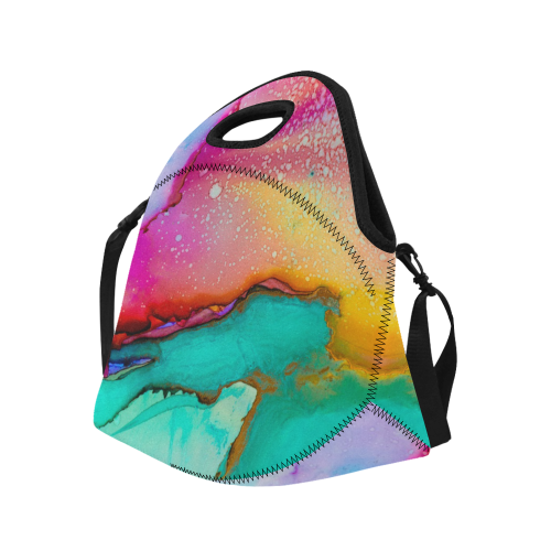 colorful Neoprene Lunch Bag/Large (Model 1669)