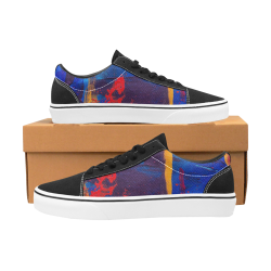 oil_l Men's Low Top Skateboarding Shoes (Model E001-2)