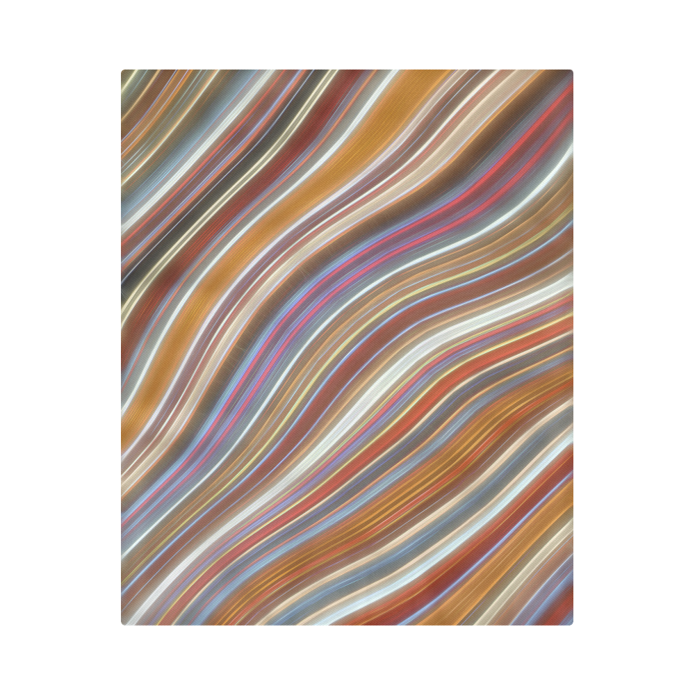 Wild Wavy Lines 07 Duvet Cover 86"x70" ( All-over-print)