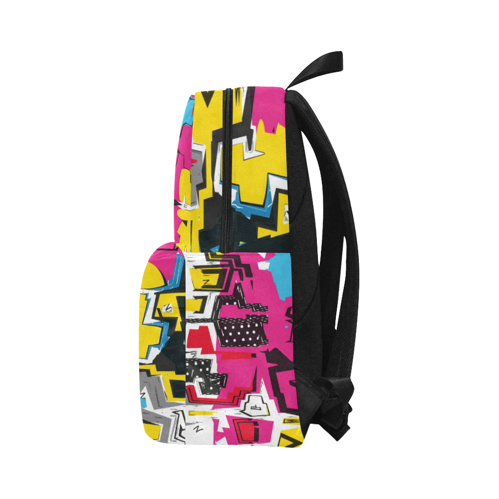 Distorted shapes Unisex Classic Backpack (Model 1673)