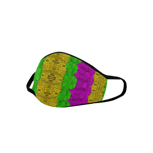 Hipster or hippie in  pattern style Mouth Mask
