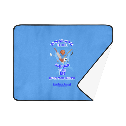 Prostate-Cancer Awareness Beach Mat 78"x 60"