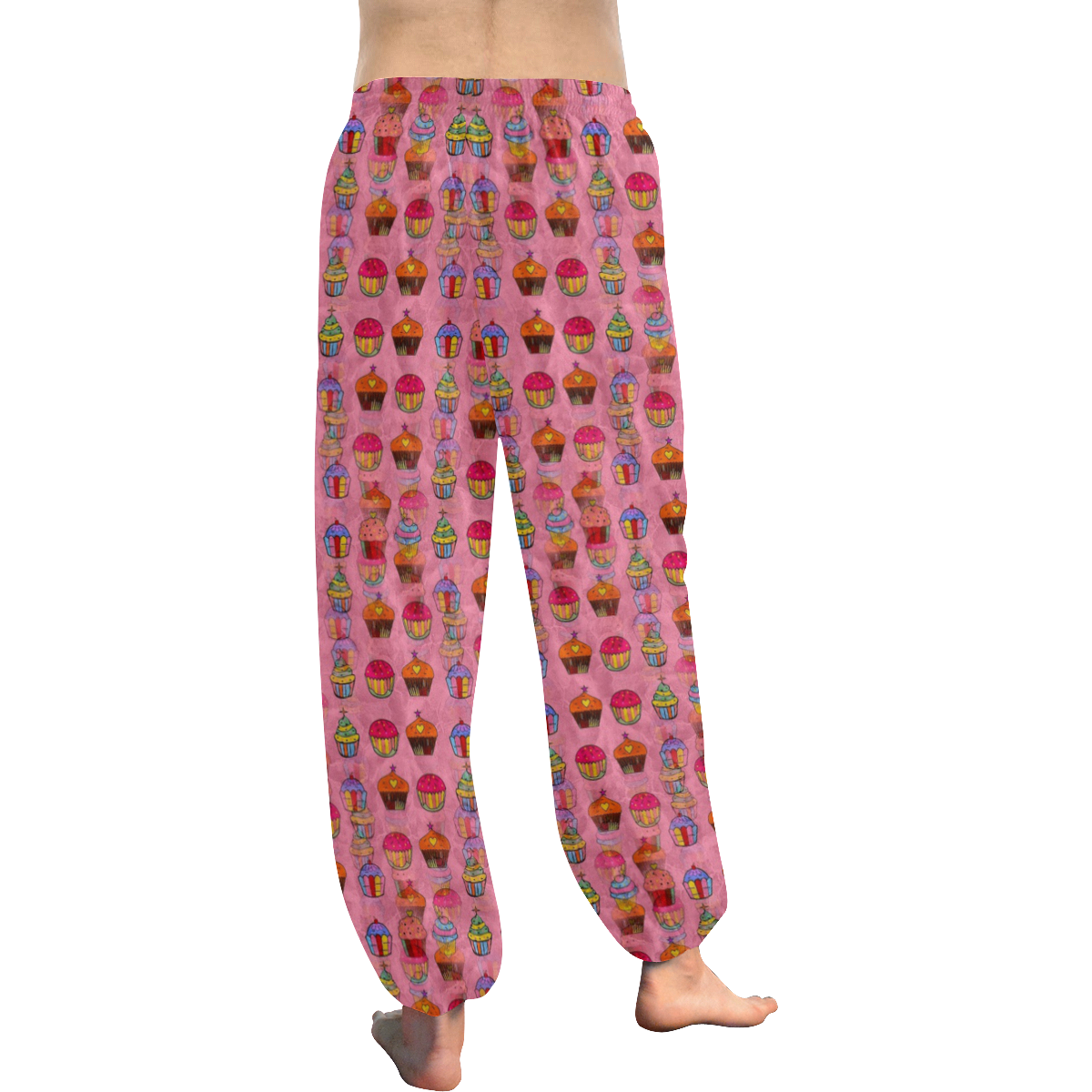 Cupcake  Popart by Nico Bielow Women's All Over Print Harem Pants (Model L18)