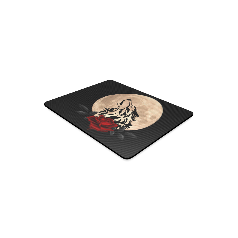 Gothic Wolf Moon Rectangle Mousepad