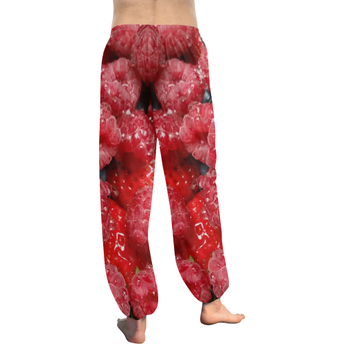 Red Berry Mix Women's All Over Print Harem Pants (Model L18)