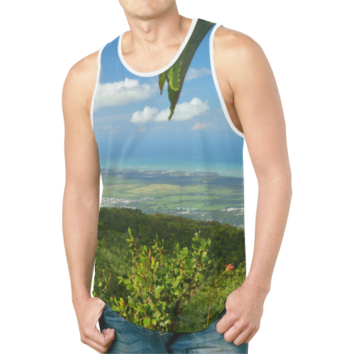 YS_0056 - Mountain View New All Over Print Tank Top for Men (Model T46)