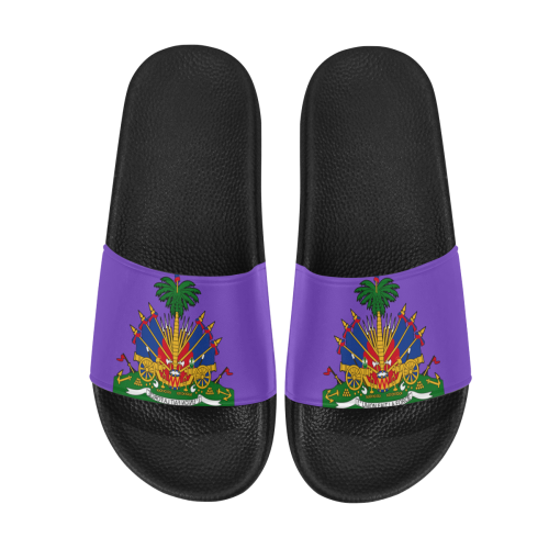HAITIAN flag Men's Slide Sandals (Model 057)