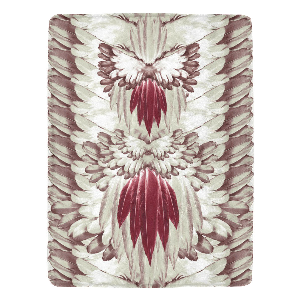 feathers12 Ultra-Soft Micro Fleece Blanket 60"x80"