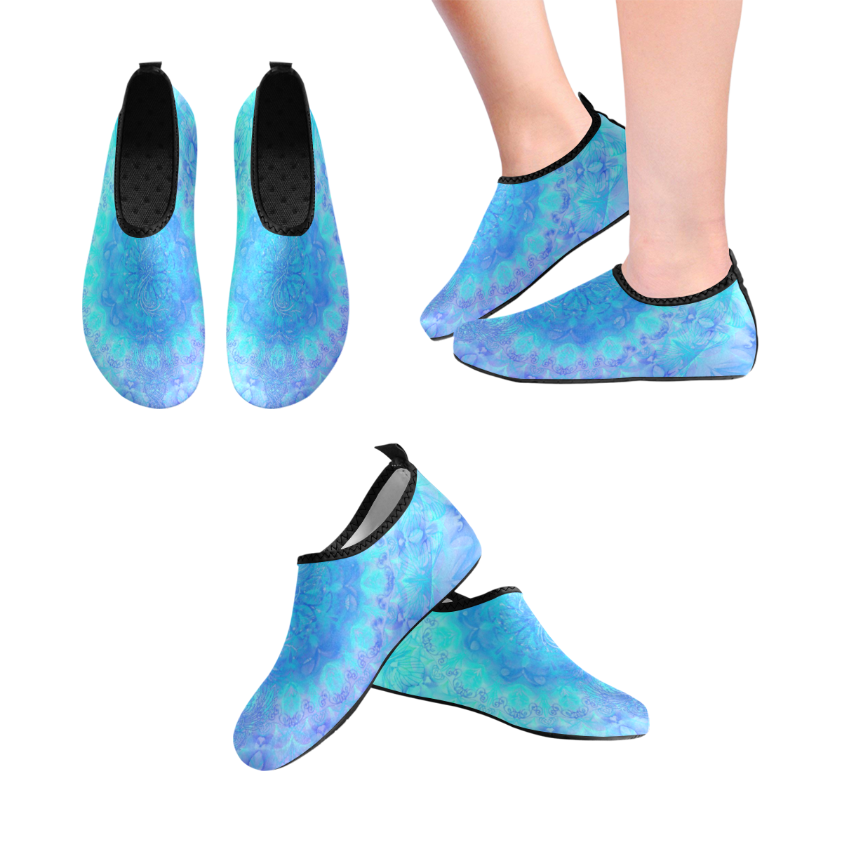 petales 18 Women's Slip-On Water Shoes (Model 056)
