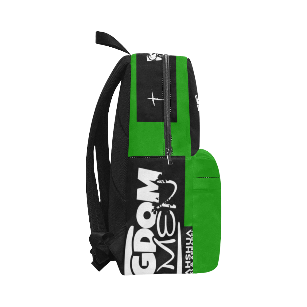 Neon Green/Black Unisex Classic Backpack (Model 1673)