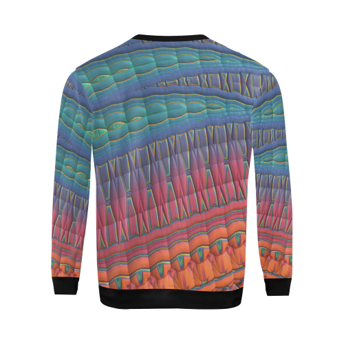 In My Tribe All Over Print Crewneck Sweatshirt for Men/Large (Model H18)
