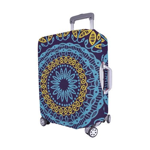 MANDALA PLANETS ALIGN Luggage Cover/Medium 22"-25"