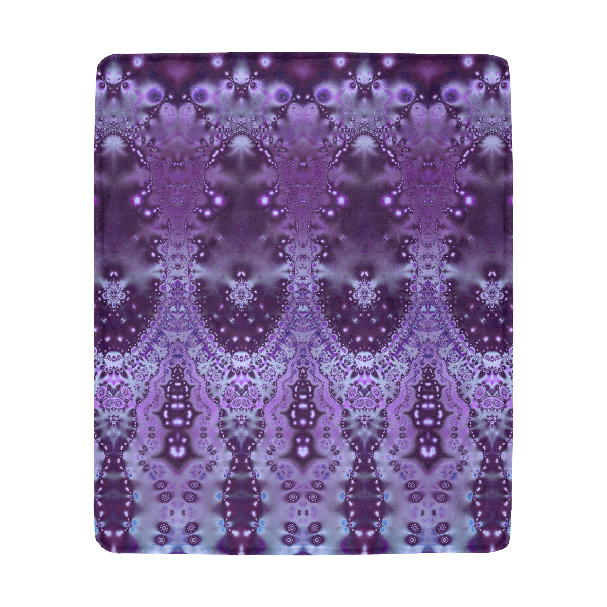 Delicate Lavender Lace Ultra-Soft Micro Fleece Blanket 50"x60"