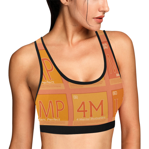 Patern 08_Cubic Of Luck Combination Numbers +0A_1A Women's All Over Print Sports Bra (Model T52)
