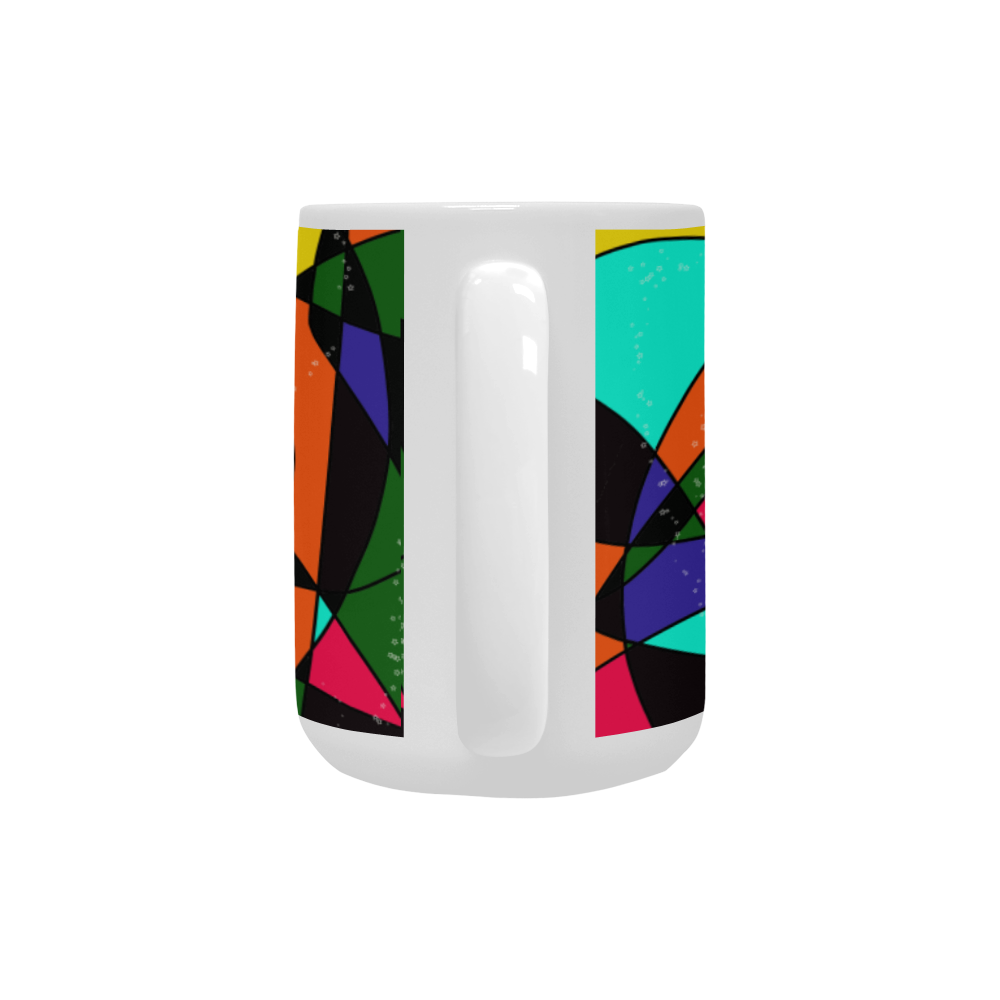 Abstract Design S 2020 Custom Ceramic Mug (15OZ)