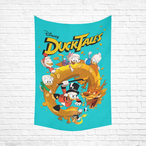 DuckTales Cotton Linen Wall Tapestry 60"x 90"