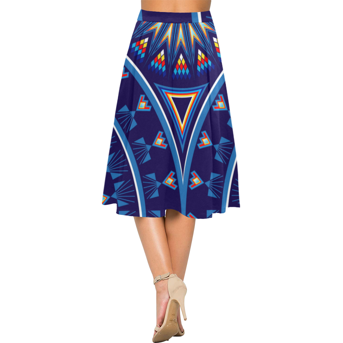 Fire Keepers Blue Aoede Crepe Skirt (Model D16)