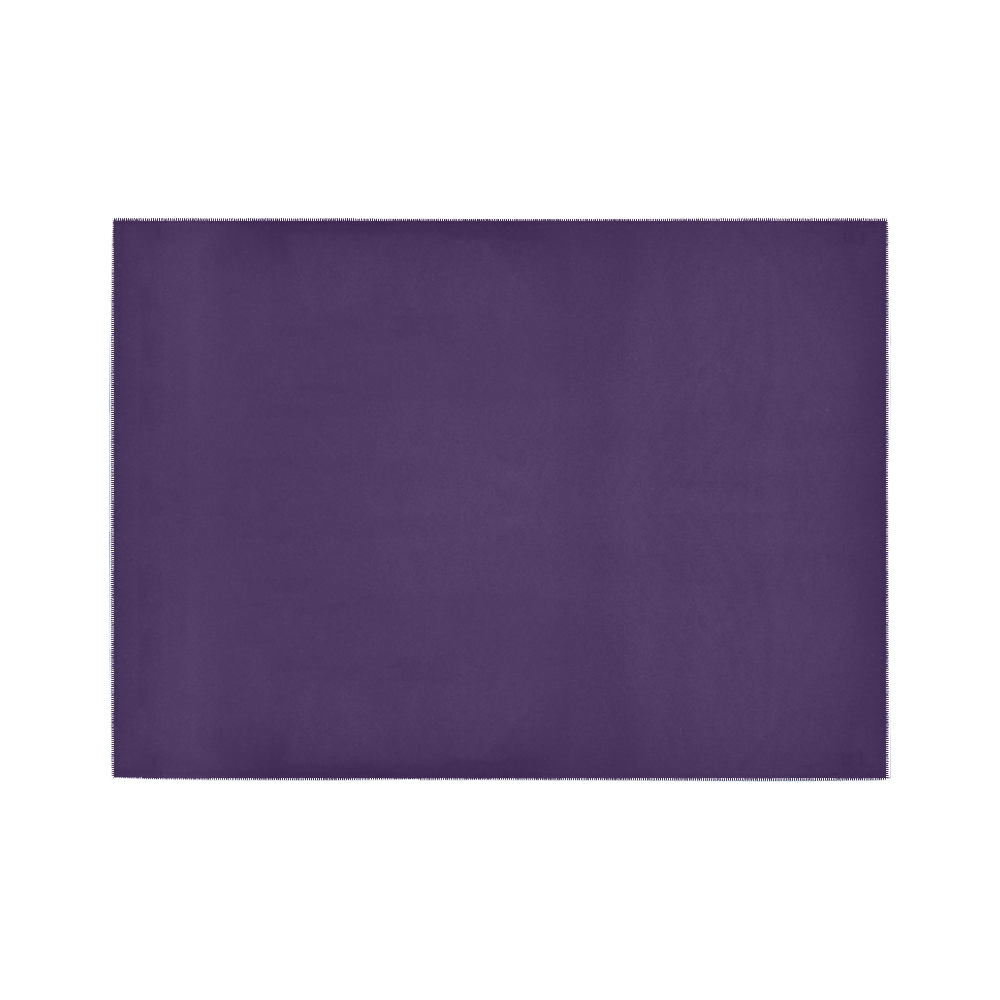 color Russian violet Area Rug7'x5'