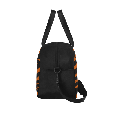Ripped SpaceTime Stripes - Orange Fitness Handbag (Model 1671)