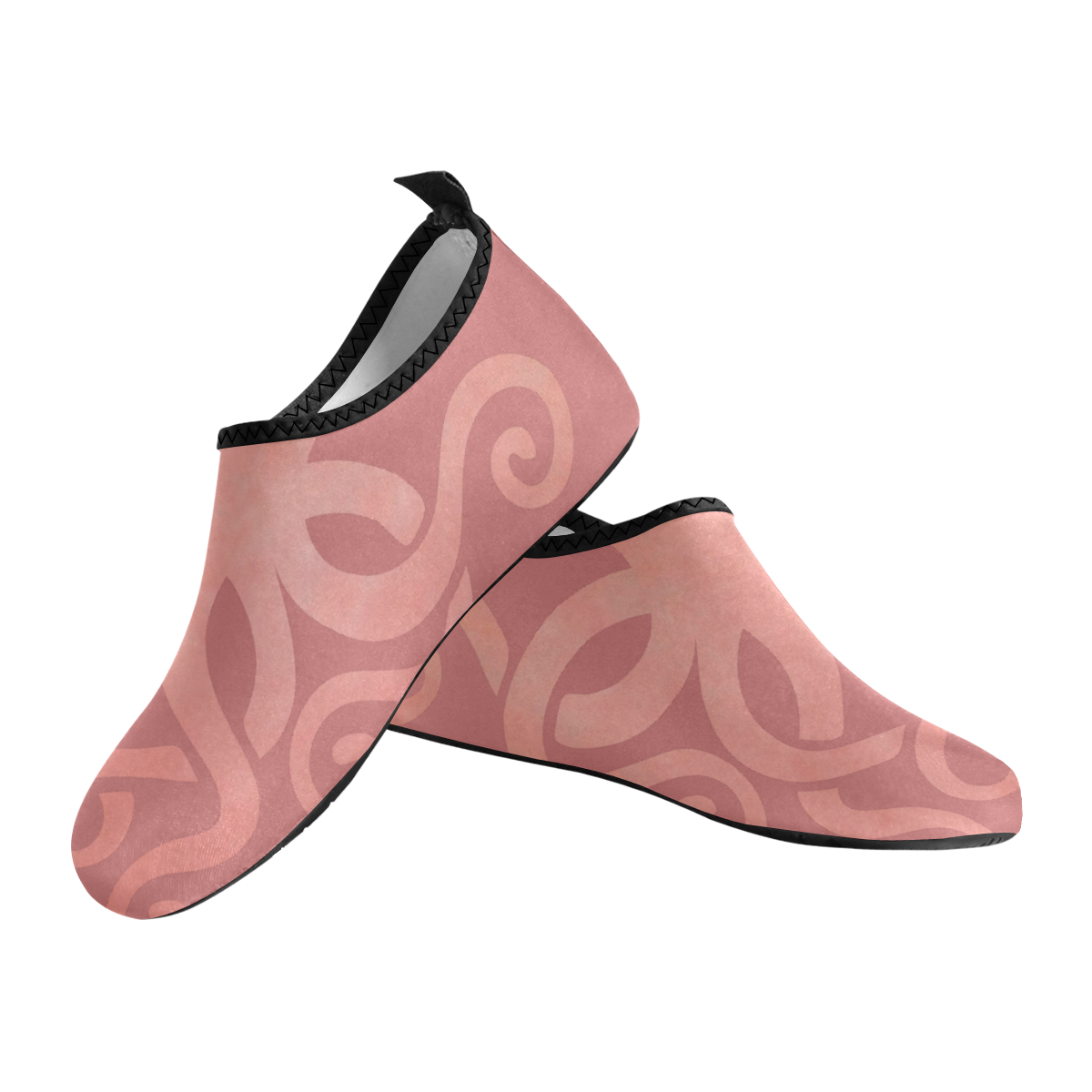 PiccoGrande strawberry powder color watershoe Women's Slip-On Water Shoes (Model 056)
