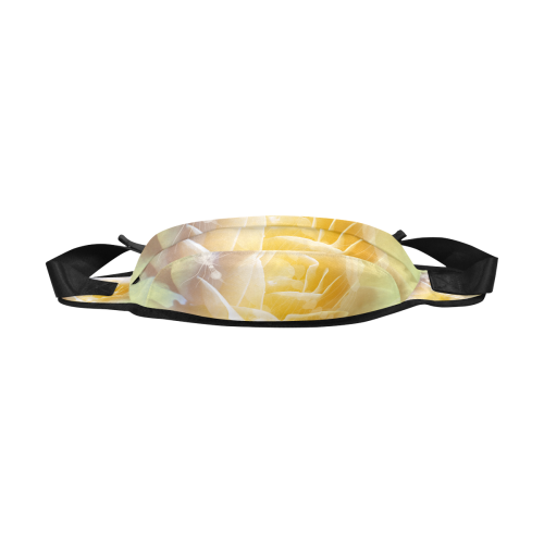 Soft yellow roses Fanny Pack/Large (Model 1676)