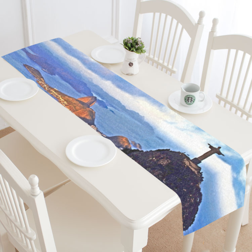 Christ the Redeemer Table Runner 16x72 inch