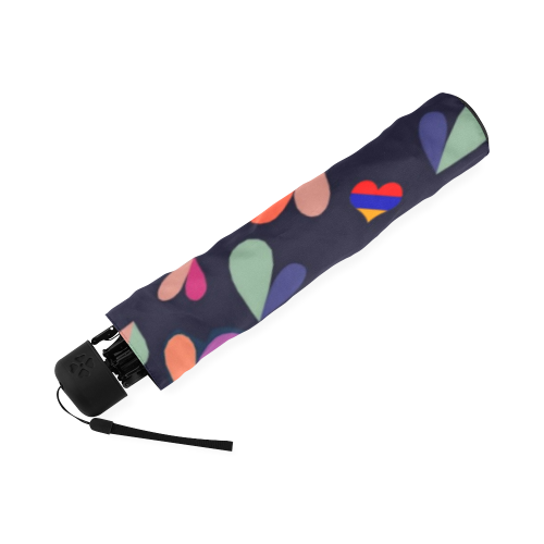 Armenian Hearts Foldable Umbrella (Model U01)