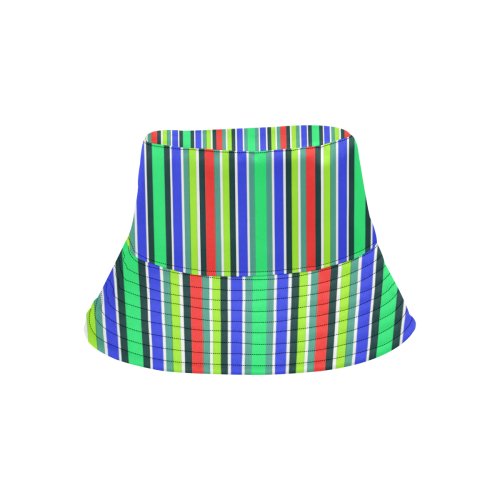Vivid Colored Stripes 2 All Over Print Bucket Hat