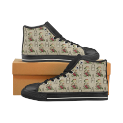Gothic Poison2 Women's Classic High Top Canvas Shoes (Model 017)