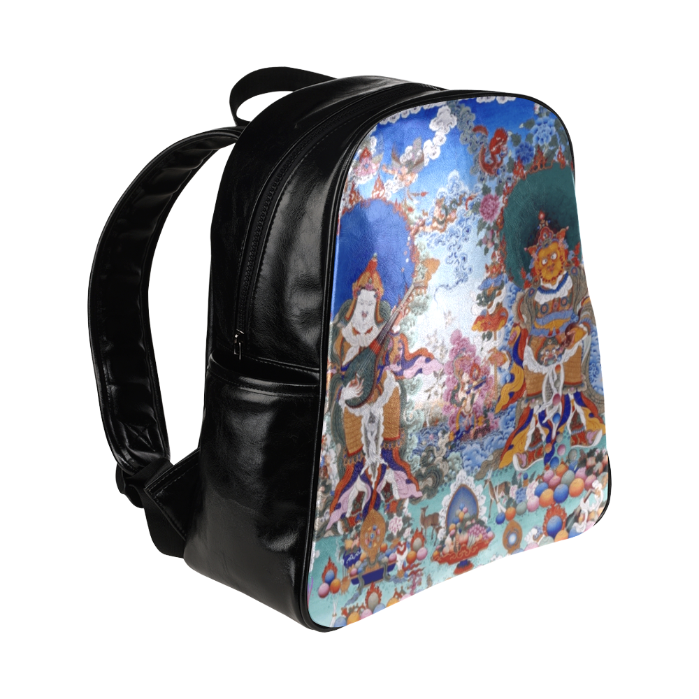 Four Heavenly Kings, by Ivan Venerucci Italian Style Multi-Pockets Backpack (Model 1636)