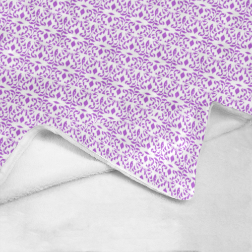 Mauve Lavender Modern Ultra-Soft Micro Fleece Blanket 60"x80"